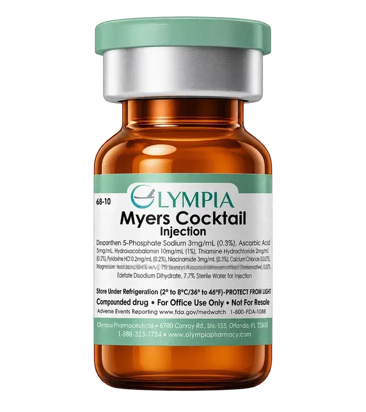 Olympia products for Myers Cocktail