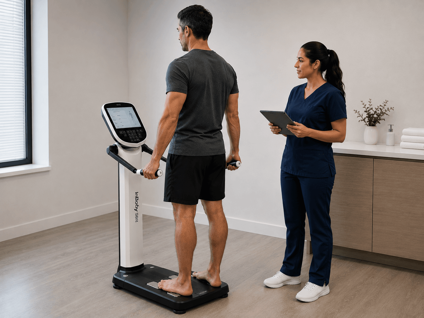 Evaluación de composición corporal con InBody 580